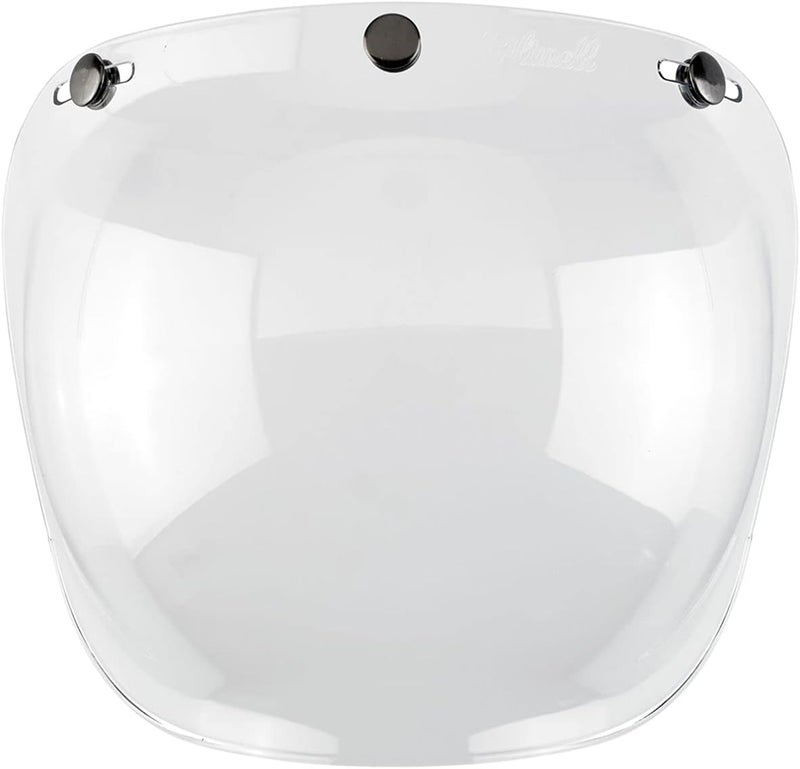 Biltwell Bubble Shield Clear - Anti-fog, Scratch Resistant, UV/A UV/B Resistant - Image 1
